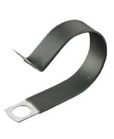 CMPC40/10 39.7mm PVC Coated Zinc “P” Clip 10mm mounting hole