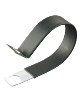 CMPC45/10 45mm PVC Coated Zinc “P” Clip 10mm mounting hole