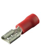 CT13/100 Red Female Spade Terminal 4.8mm Spade Width