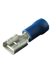 CT32/100 Blue Female Spade Terminal 6.3mm Spade Width