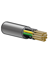 FLEXTEL3G0.75 7.5A 5.5mm Flexible Control Cable – 2 Cores + Earth