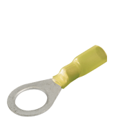 CTWP43 Yellow Heatshrink 12mm Ring Terminal