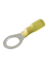 CTWP42 Yellow Heatshrink 10mm Ring Terminal