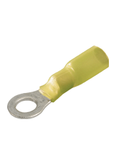 CTWP39 Yellow Heatshrink 5mm Ring Terminal
