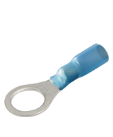 CTWP24 Blue Heatshrink 8mm Ring Terminal