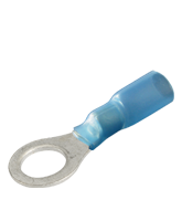 CTWP23 Blue Heatshrink 6mm Ring Terminal