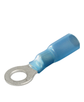 CTWP21 Blue Heatshrink 4mm Ring Terminal