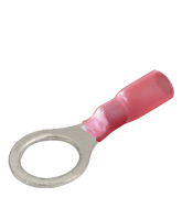 CTWP05 Red Heatshrink 8mm Ring Terminal