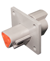 DT04-3P-L012 Deutsch DT Series Flange Mount 3 Pin Receptacle