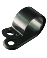 NP15.8B 15.8mm Nylon “P” Clip – 4.6mm Mounting hole