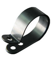 NP31.8B 31.8mm Nylon “P” Clip – 4.6mm Mounting hole