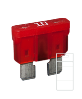 QVATOF10BL 10 Amp Standard ATO Blade Fuse