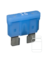 QVATOF15/50 15 Amp Standard ATO Blade Fuse