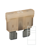 QVATOF25BL 25 Amp Standard ATO Blade Fuse