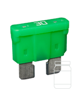 QVATOF30/50 30 Amp Standard ATO Blade Fuse