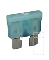 QVATOF35BL 35 Amp Standard ATO Blade Fuse