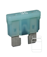 QVATOF35/50 35 Amp Standard ATO Blade Fuse