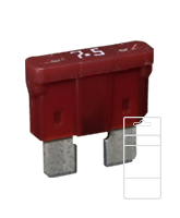 QVATOF7BL 7.5 Amp Standard ATO Blade Fuse