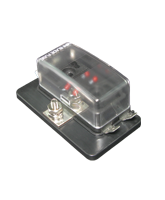 QVFBM4LED 4 Way Mini Blade Fuse Block with Single Power In