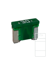 QVLPM30BL 30 Amp Low Profile Mini Blade Fuse