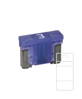 QVLPM3BL 3 Amp Low Profile Mini Blade Fuse