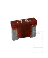 QVLPM7BL 7.5 Amp Low Profile Mini Blade Fuse