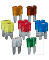 QVMIC2MIXBL Mixed Amperage Pack of Micro 2 Blade Fuses