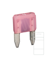 QVMIN4BL 4 Amp Mini Blade Fuse