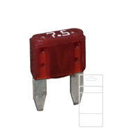 QVMIN7BL 7.5 Amp Mini Blade Fuse