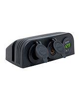 QVPSSM3AMV Triple Surface Mount Accessory / Merit / Volt Meter