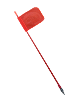SFQ1200 Safety Flag 1.2m with Quick Release Base
