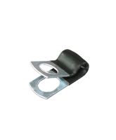 CMPC06/10 6.4mm PVC Coated Zinc “P” Clip 10mm mounting hole