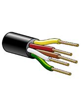 41005C 4mm 5 Core Trailer Cable