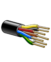 41007C 4mm 7 Core Trailer Cable