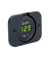 QVPSFMVM Single Flush Mount Volt Meter