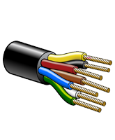 AT6307C 6mm 7 Core Trailer Cable