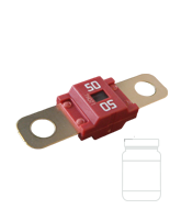 QVMID50/10 50 Amp 58V Midi Fuse