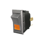 SR23103A SPST Off/On Rocker Switch – Amber