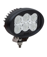 QVWL60WF 60w High Powered Oval LED Worklamp – Flood Beam