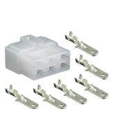 QVC6F10 6 Pin QK Reverse Type Connector Receptacle Housing Kit