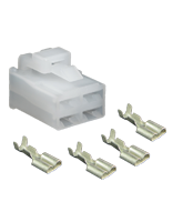 QVC4M10 4 Pin QK Reverse Type Connector Receptacle Plug Kit