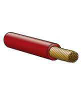 530RD 5mm Single Cable – Red 30m Roll