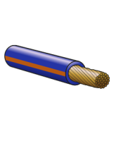 4100BUOR 4mm Single Trace Cable – Blue/Orange 100m Roll