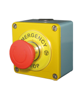 QVTMS03METAL Metal Emergency Stop Switch with 2 x Normally Closed
