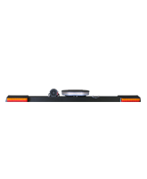 RHBAR1250-NT11 Black Alloy Mine Bar with Slimline Beacon / Front Facing Indicators