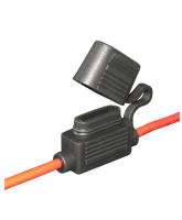 FH1012UBR 30A In-line Waterproof Blade Fuse Holder with 300mm Lead