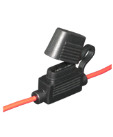 FH1016UBR 10A In-line Waterproof Blade Fuse Holder with 300mm Lead